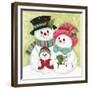 Snow Family-Beverly Johnston-Framed Giclee Print