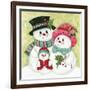 Snow Family-Beverly Johnston-Framed Giclee Print