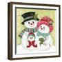 Snow Family-Beverly Johnston-Framed Premium Giclee Print