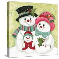 Snow Family-Beverly Johnston-Stretched Canvas