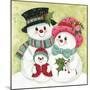 Snow Family-Beverly Johnston-Mounted Giclee Print