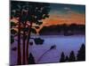 Snow Field-John Newcomb-Mounted Giclee Print