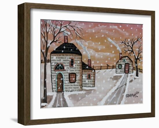 Snow Flurries 1-Karla Gerard-Framed Giclee Print