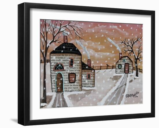 Snow Flurries 1-Karla Gerard-Framed Giclee Print