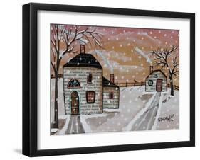 Snow Flurries 1-Karla Gerard-Framed Giclee Print