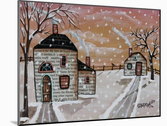 Snow Flurries 1-Karla Gerard-Mounted Giclee Print