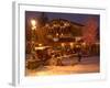 Snow from a Winter Storm Begins to Accumulate in Vail, Colo.-null-Framed Photographic Print