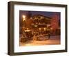 Snow from a Winter Storm Begins to Accumulate in Vail, Colo.-null-Framed Photographic Print