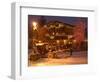 Snow from a Winter Storm Begins to Accumulate in Vail, Colo.-null-Framed Photographic Print