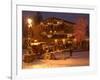 Snow from a Winter Storm Begins to Accumulate in Vail, Colo.-null-Framed Photographic Print