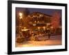 Snow from a Winter Storm Begins to Accumulate in Vail, Colo.-null-Framed Photographic Print