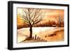 Snow Glow-Neela Pushparaj-Framed Giclee Print