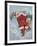 Snow Golfing Santa-Hal Frenck-Framed Giclee Print