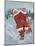 Snow Golfing Santa-Hal Frenck-Mounted Giclee Print