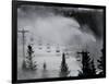 Snow Guns Pump out Man-Made Snow at Bretton Woods Ski Area, New Hampshire, November 20, 2006-Jim Cole-Framed Photographic Print