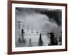 Snow Guns Pump out Man-Made Snow at Bretton Woods Ski Area, New Hampshire, November 20, 2006-Jim Cole-Framed Photographic Print