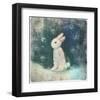 Snow Hare-Claire Westwood-Framed Art Print