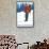 Snow Hiker, Holderness, New Hampshire-Lantern Press-Framed Stretched Canvas displayed on a wall