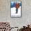 Snow Hiker, Tarrytown, New York-Lantern Press-Framed Stretched Canvas displayed on a wall