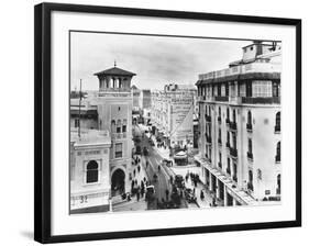 Snow in a Casablanca Street-null-Framed Photographic Print