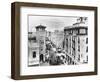 Snow in a Casablanca Street-null-Framed Photographic Print