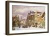 Snow in Amsterdam-Willem Koekkoek-Framed Giclee Print