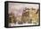 Snow in Amsterdam-Willem Koekkoek-Framed Stretched Canvas