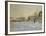 Snow in Argenteuil, 1875-Claude Monet-Framed Giclee Print