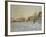 Snow in Argenteuil, 1875-Claude Monet-Framed Giclee Print