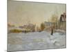 Snow in Argenteuil, 1875-Claude Monet-Mounted Giclee Print