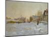 Snow in Argenteuil, 1875-Claude Monet-Mounted Premium Giclee Print