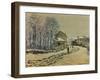 Snow in Argenteuil, 1875-Claude Monet-Framed Giclee Print