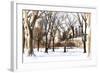 Snow in Central Park III-Philippe Hugonnard-Framed Giclee Print