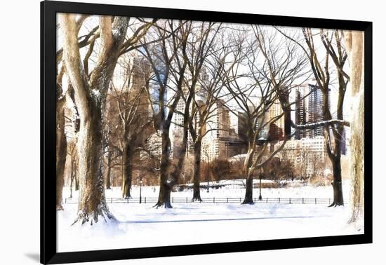 Snow in Central Park III-Philippe Hugonnard-Framed Giclee Print