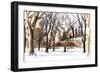 Snow in Central Park III-Philippe Hugonnard-Framed Giclee Print