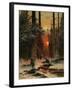 Snow in Forest, 1885-Juli Julievich Klever-Framed Giclee Print