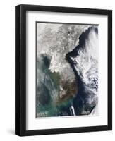 Snow in Korea-null-Framed Premium Photographic Print