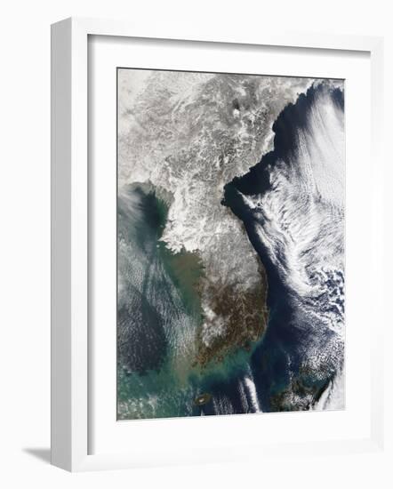 Snow in Korea-null-Framed Photographic Print