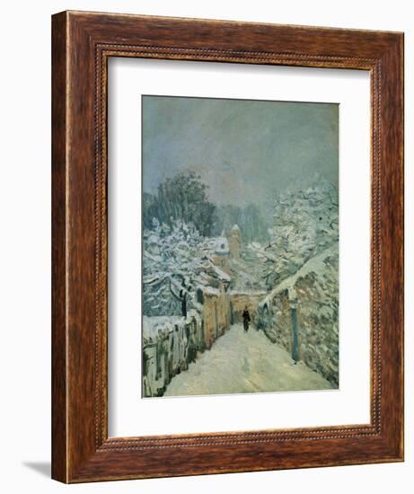 Snow in Louveciennes, 1878-Alfred Sisley-Framed Giclee Print