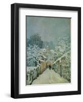 Snow in Louveciennes, 1878-Alfred Sisley-Framed Giclee Print