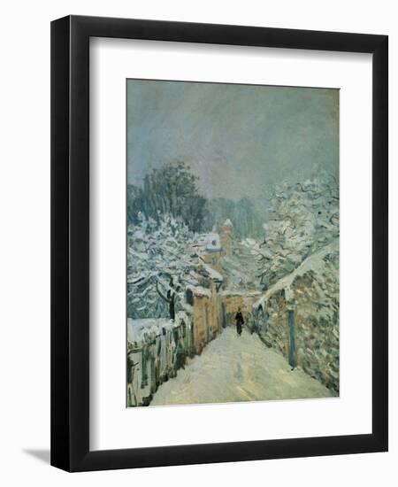 Snow in Louveciennes, 1878-Alfred Sisley-Framed Giclee Print