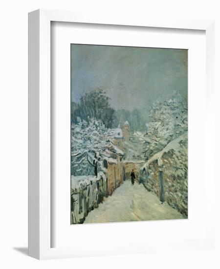 Snow in Louveciennes, 1878-Alfred Sisley-Framed Giclee Print