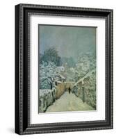 Snow in Louveciennes, 1878-Alfred Sisley-Framed Giclee Print