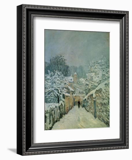 Snow in Louveciennes, 1878-Alfred Sisley-Framed Giclee Print