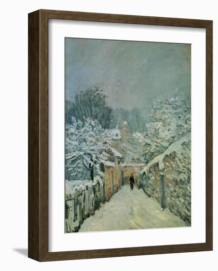 Snow in Louveciennes, 1878-Alfred Sisley-Framed Giclee Print