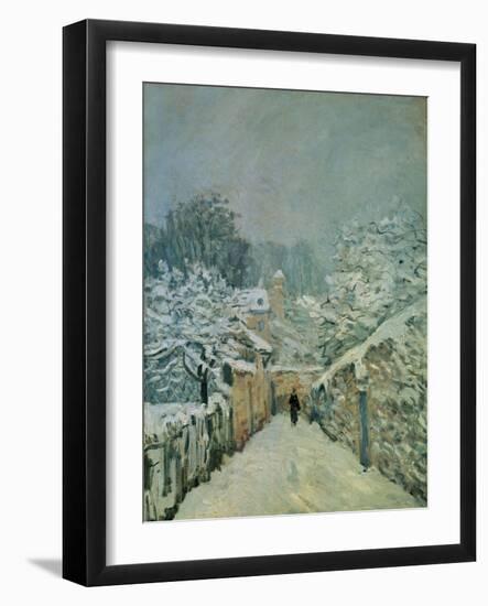 Snow in Louveciennes, 1878-Alfred Sisley-Framed Giclee Print