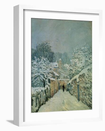 Snow in Louveciennes, 1878-Alfred Sisley-Framed Giclee Print