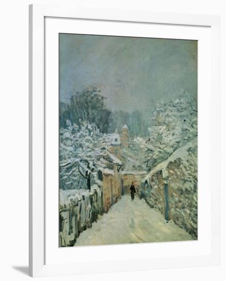 Snow in Louveciennes, 1878-Alfred Sisley-Framed Giclee Print