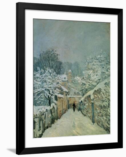 Snow in Louveciennes, 1878-Alfred Sisley-Framed Giclee Print