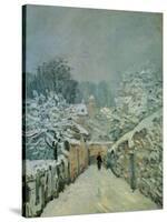 Snow in Louveciennes, 1878-Alfred Sisley-Stretched Canvas